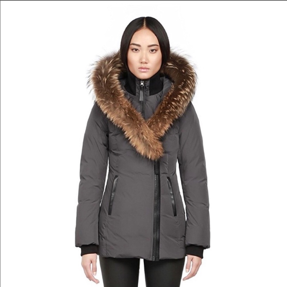 Mackage Adali Fur Trim Coat